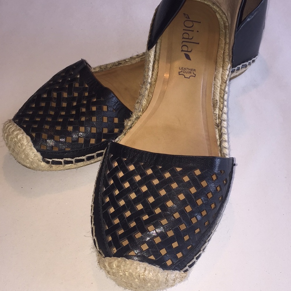 Biala Leather Espadrille